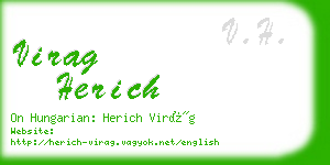 virag herich business card